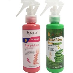 تصویر اسپری لایه بردار ترک پا راکو مدل آلوئه ورا 