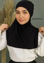 تصویر کلاه حجاب متصل یقه نوراء 