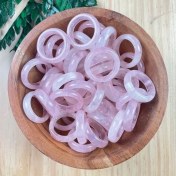 تصویر حلقه و رینگ کریستال رز کوارتز 