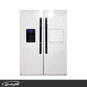 تصویر یخچال فریزر دوقلو الکترواستیل 40 فوت سری یونیک پلاس مدل ES23 electric twin refrigerator-freezer Unique Plus series model ES23-40foot