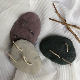 تصویر شمع مدل گیفت سنگ 