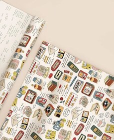 تصویر 3 برگ کاغذکادو لینن_1361 