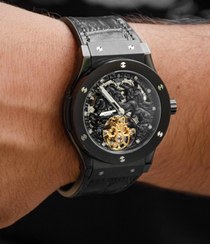 تصویر ساعت مچی عقربه ای مردانه هابلوت اسکویر بنگ ( HUBLOT ) - مشکی MEN'S WATCHES HUBLOT