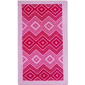 تصویر حوله حمامی 150*90 کامک صورتی 