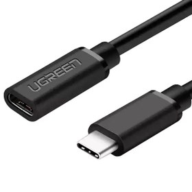 تصویر کابل افزایش طول USB-C یوگرین مدل ED008-40574 طول 0.5 متر Ugreen USB-C 3.1 Extension Cable ED008-40574