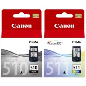 تصویر کیت کارتریج جوهرافشان کانن 511-510 Canon 510-511 Pack Ink Cartridge