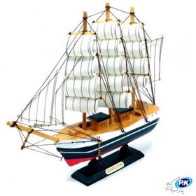 تصویر کشتی بادبانی چوبی دکوری ا Decorative Wooden Sailing Ship Decorative Wooden Sailing Ship