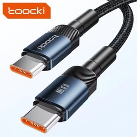 تصویر کابل تبدیل USB-C فست شارژ توکی Toocki مدل 100W TQ-X12 