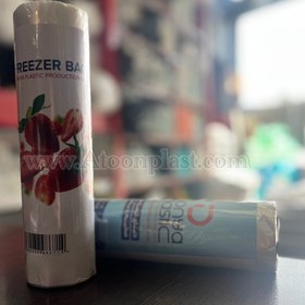 تصویر کیسه فریزر رولی نیم کیلویی دنیا پلاست درجه یک 