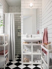 تصویر شلف حمام ایکیا مدل IKEA VESKEN ا IKEA VESKEN Bathroom shelf IKEA VESKEN Bathroom shelf