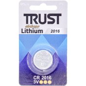 تصویر باتری سکه ای تراست CR2016 TRUST Lithium CR2016 3V Coin Cell Battery