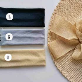 تصویر هدبند کشی کبریتی ساده با کشسانی بالا Headband