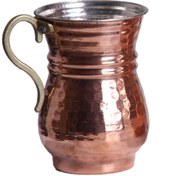تصویر لیوان مس طرح ترک زنجان لیوان مسی طرح ترک