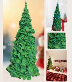 تصویر درخت کاج دکوری ترکیبی از زیبایی و نور به ارتفاع 70 سانتی متر Decorative Pine Tree: A Combination of Beauty and Light- 70cm