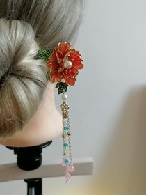 تصویر کانزاشی گل پیونی 