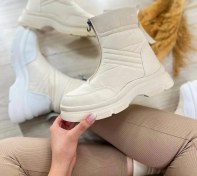 تصویر نیم پوتین کاپشنی زنانه کد 3120 