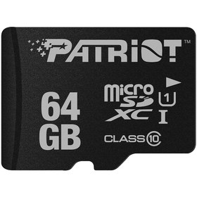 تصویر کارت حافظه 64GB پاتریوت LX Series micro SD Flash Memory card Patriot LX Series micro SD Flash Memory card 64GB