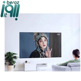 تصویر پرده ضد نور ویدئو پروژکتور ونبو سایز 100 اینچ Wanbo HD Anti-Light Curtain Projector Screen 100 inch