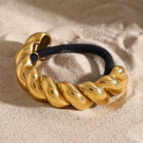 تصویر کش مو استیل طرح بافت 