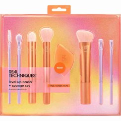 تصویر ست براش ریل تکنیک LEVEL UP REAL TECHNIQUES LEVEL UP BRUSH + SPONGE SET 8PCS