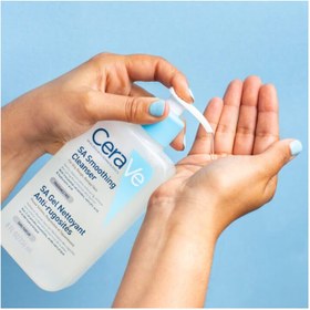 تصویر ژل شستشو سراوی پوست نرمال SA Renewing CeraVe Renewing Salicylic Acid Cleanser