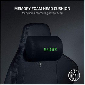 تصویر صندلی گیمینگ ریزر مدل I ا Razer Iskur Faux Leather Gaming Chair Razer Iskur Faux Leather Gaming Chair