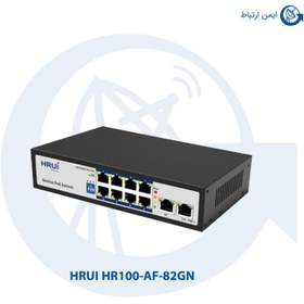 تصویر سوئیچ 8PoE پورت HRUI مدل HR100-AF-82GN HRUI PoE HR100-AF-82GN