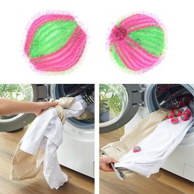 تصویر پرزگیر توپی مناسب ماشین لباسشویی Pet Hair Remover For Laundry بسته 6 عددی 