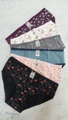 تصویر لباس زیر سوپر پنبه 6 عددی میکس برند دونکس ترکیه کد 001 