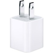 تصویر شارژر اصلی اپل آیفون 5 وات Apple iPhone 5W USB Power Adapter سفید شارژر موبایل متفرقه شارژر اصلی اپل آیفون 5 وات Apple iPhone 5W USB Power Adapter سفید