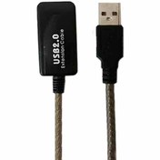 تصویر کابل افزایش طول USB رویال مدل 038 طول 20 متر ا Royal 038 USB 2.0 Extension Cable 20m Royal 038 USB 2.0 Extension Cable 20m
