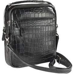 تصویر MPL530-کیف چرم دوشی/مشکی پریما 