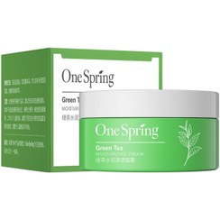 تصویر کرم مرطوب کننده وان اسپرینگ حاوی عصاره چای سبز وزن 50 گرم GREEN TEA MOISTURIZING CREAM ONE SPRING