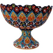 تصویر شیرینی‌خوری میناکاری دو طبقه کد 261 