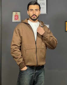 تصویر سویشرت بیسیک - قهوه ای / L 