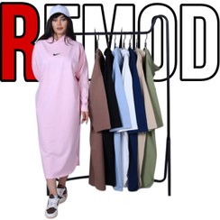 تصویر دورس میدی کلاه دار زنانه 