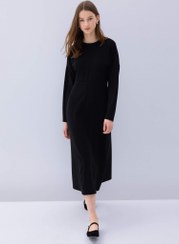 تصویر پیراهن زنانه مشکی دفکتو 