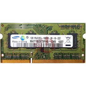 تصویر رم لپ تاپ سامسونگ PC3 10600S 1GB Samsung DDR3 PC3 10600s MHz 1333 RAM - 1GB