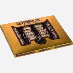 تصویر گز لقمه ای زرین ۲۸ درصد مغز پسته و بادام 