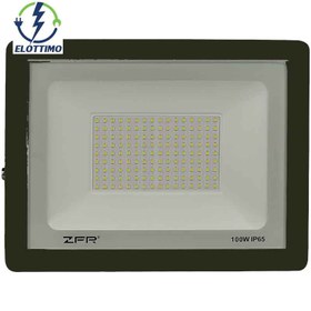 تصویر پرژکتور 100وات SMD برند ZFR بدنه مشکی 