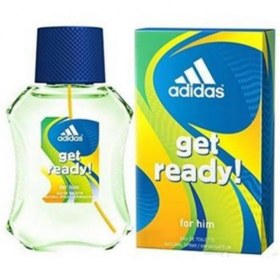 تصویر عطر ادکلن مردانه آدیداس مدل گت ردی برند هیم اصل آمریکایی / ادوتویلت ADIDAS GET READY By HIM 