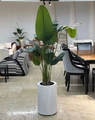 تصویر درختچه پرنده بهشتی ۱۳برگ مصنوعی 