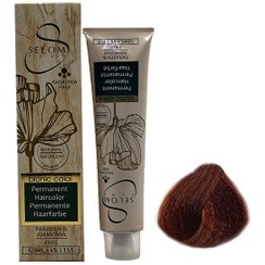 تصویر رنگ مو سلوم شماره 4-8 رنگ بلوند مسی روشن بدون آمونیاک حجم 120 میل 