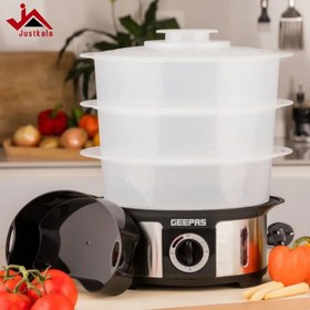 تصویر بخارپز 12 لیتری جیپاس مدل GFS63025UK Geepas GFS63025UK Food Steamer 12L Capacity