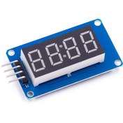 تصویر ماژول سون سگمنت ۴ رقمی TM1637 با درایور 