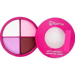 تصویر سایه چشم Pretty Compact اکلیلی 4 رنگ P043 Flormar 