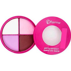 تصویر سایه چشم Pretty Compact اکلیلی 4 رنگ P043 Flormar 