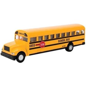 تصویر اسباب بازی اتوبوس مدرسه از جنس دایکاست برند schylling School Bus Die Cast Toy