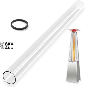 تصویر شیشه هیتر هرمی گازی 