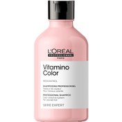 تصویر شامپو مو پروفشنال ویتامینو کالر لورآل اصل حجم 300 میلی لیتر ا L'Oreal Original Vitamino Color Professional Hair Shampoo, volume 300 ml L'Oreal Original Vitamino Color Professional Hair Shampoo, volume 300 ml